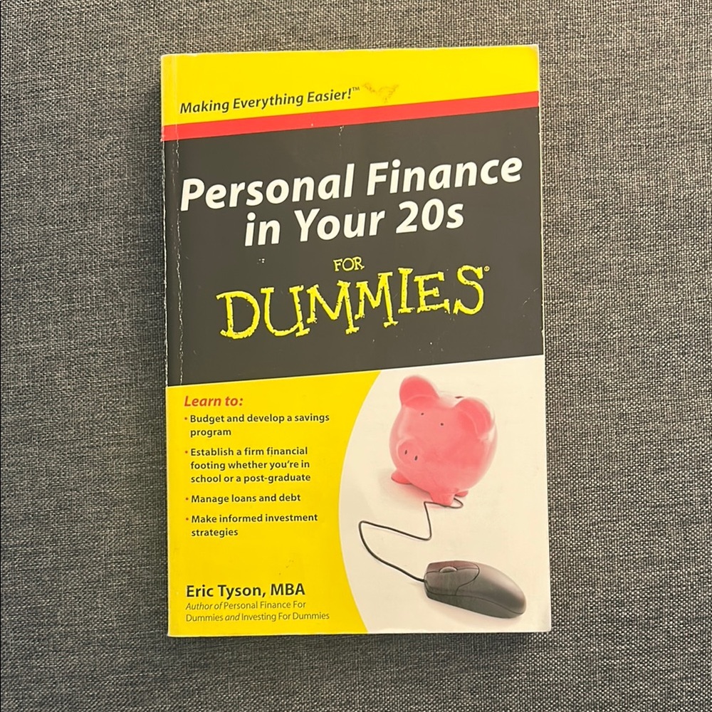 Personal Finance in Your 20s for Dummies Book